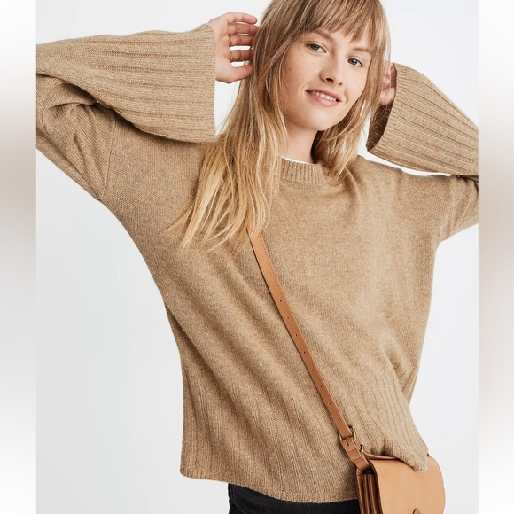 Madewell Sweaters - Madewell Ayres Wide-Sleeve Pullover Sweater
